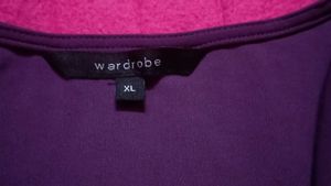 Elegant Purple Knot-Front Top