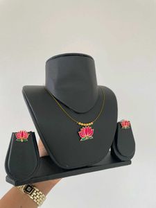 Lotus Charm Invisible Necklace