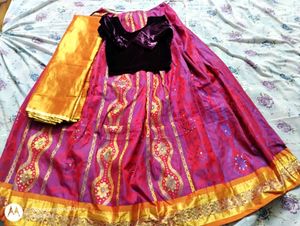 Traditional Half Saree Combo Of 2