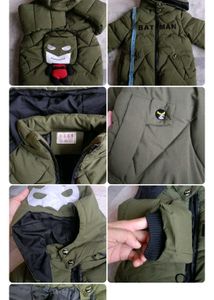 Cute Batman Puffer Jacket