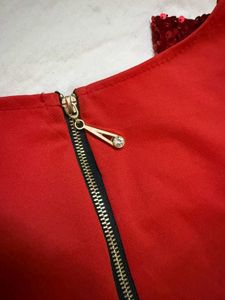 Red Sequin Party Dress