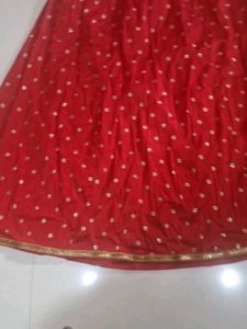 Red Ethnic Skirt