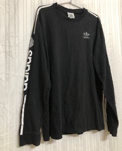 Adidas Black Long Sleeve T Shirt