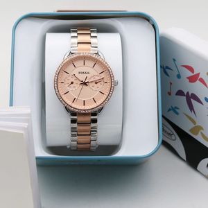 Fossil Rose Gold Crystal Watch