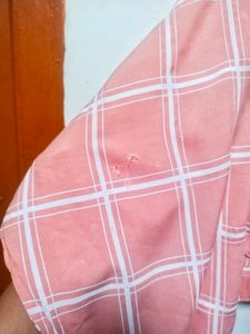 PINK BALLOON SLEEVES CROP TOP WITH BELT