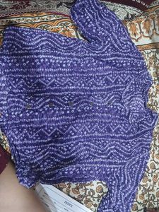 Stylish Purple Printed Top