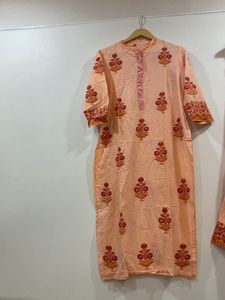 Very Trendy Casual Wear Kurti And Plazo Set