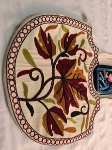 Embroidered Handbag &amp; Wallet Set