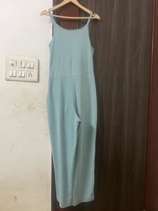 Sky Blue Wrap Jumpsuit