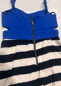 Bold-block Strip Design One Piece