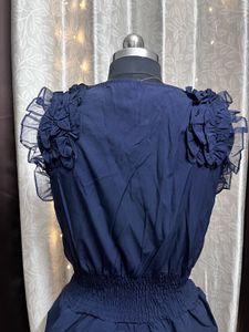 Navy Blue Designer Top