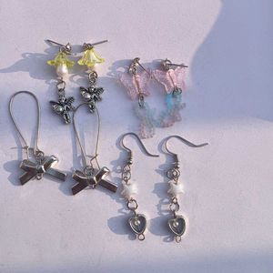 Y2K Style Dangle Earrings combo