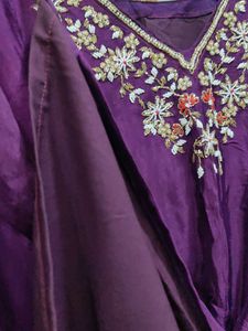 PREMIUM embroidery CHINON kurti upto XL XXL