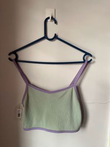 Lilac & Sea Green Tank Top