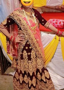 Designer Lahenga Choli With Net Dupatta