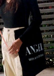 &#34;Angel, With A Hint Of Bitch&#34; Tote Bag
