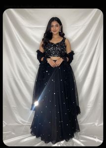 Black 3 Piece Lehenga Set✨