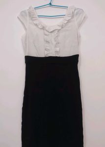 Chic Black & White Dress