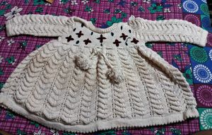 Cute Knitted Baby Dress