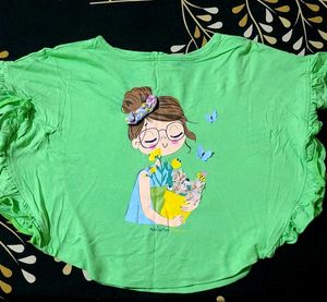 Combo Of 2 Stylish Tops For 3-4 Yrs Girl