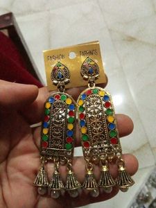 colourful earings