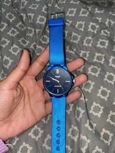 Blue Analog Watch men