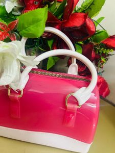 Pink Jelly Dome Bag