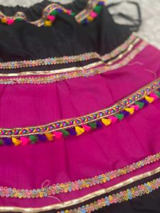 Ethnic Skirt with Colorful Details