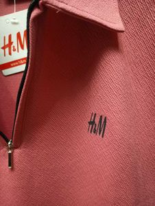 H&amp;M RIB Collar, Heavy GSM T-Shirt (Regular Fit)