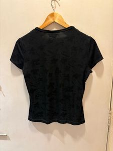 Black V-Neck Tee