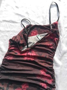 Brand New (Newme) Abstract Printed Maxi Dress