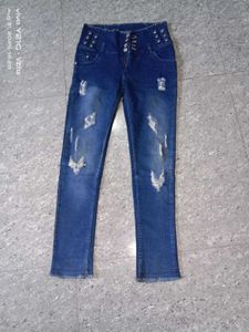 Ripped Blue Jeans
