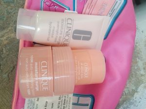 Pink Clinique Skin Care Kit