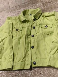 Green Denim Jacket