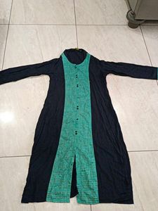 Unique Black and Green Tunic