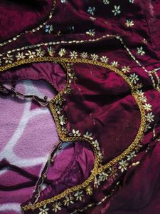 Burgundy Indian Frock