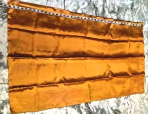 Golden Colour Satin Silk Saree Skirt