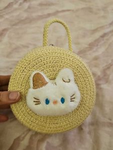 Hello Kitty Woven Circle Bag