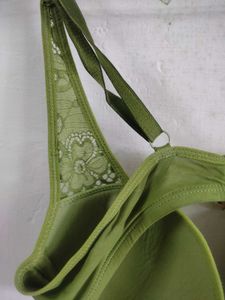 Lime Green Padded Bra