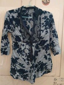 Floral Print Top For Donation