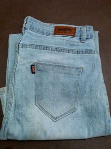 Light Wash Wide Leg Jeans