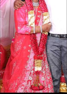 Red Embroidered Lehenga Choli