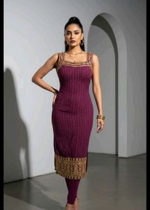 Elegant Purple Kurta