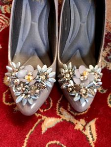 Grey Partywear Heels
