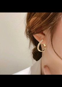 Elegant Gold Tone Earrings