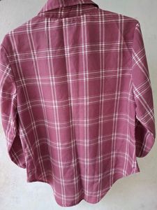 Dusty Rose Plaid Button-Down