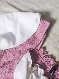Zara Corset Puff Sleeve Bustier Cute Top