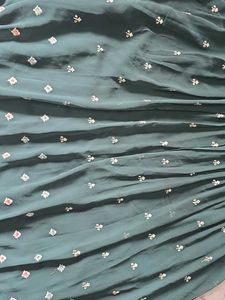 Emerald Green Embroidered Anarkali