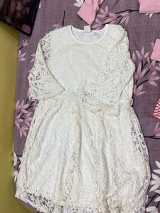 White A Line Dress