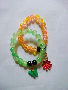 Charm Beads Bracelet Combo Of 2